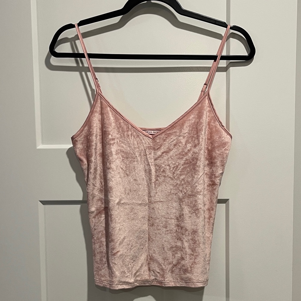 Victoria's Secret Blush Velvet Camisole